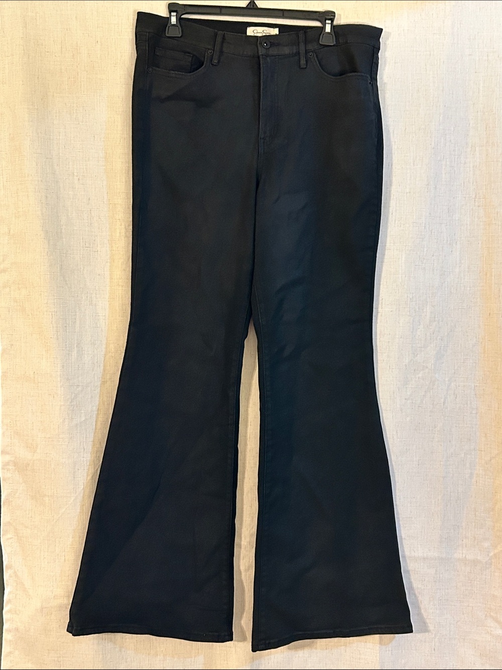 Jessica Simpson Black Flare Jeans Wide Leg